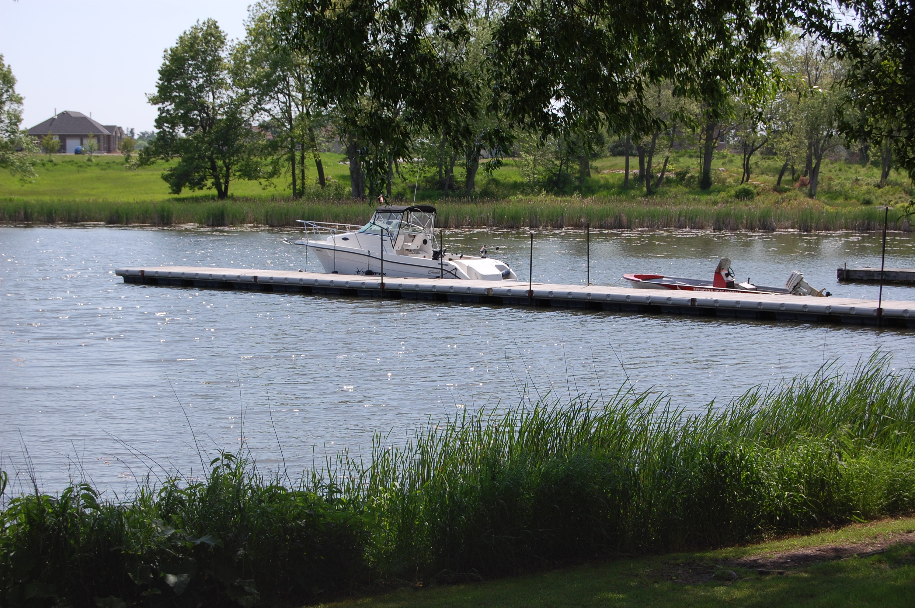 one of the docks for cottagers